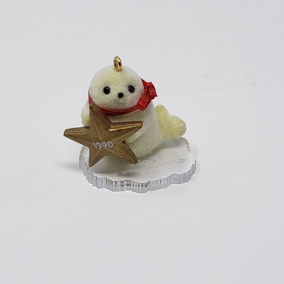 1990 Hallmark Little Seal #2 Miniature Little Frosty Friends Keepsake Ornament - Picture 4 of 9